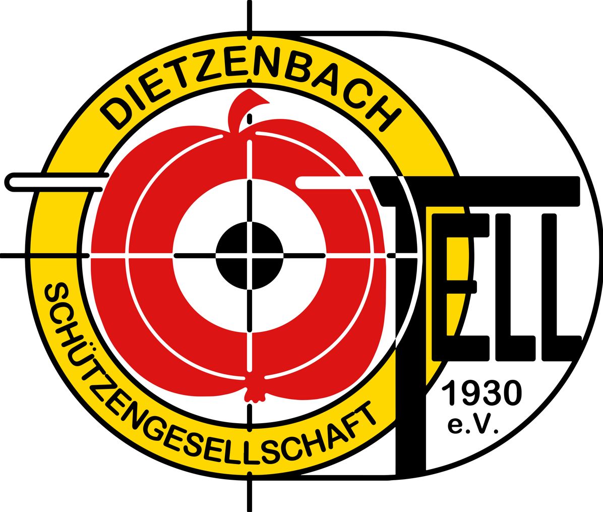Vereinslogo von Schützengesellschaft Tell 1930 e.V. Dietzenbach